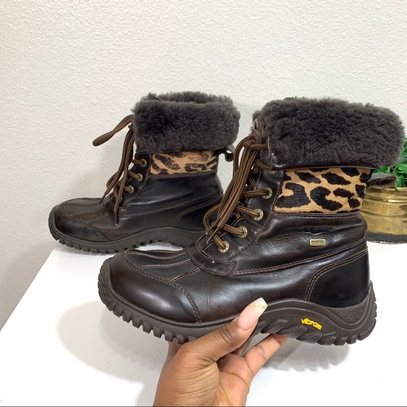 UGG Shoes - UGG ADIRONDACK LEOPARD LEATHER WINTER BOOTS
